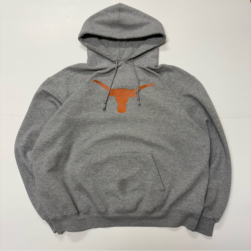 “Champion Texas Longhorns Hoodie Men’s XL Gray Pullover Sweatshirt NCAA UT”